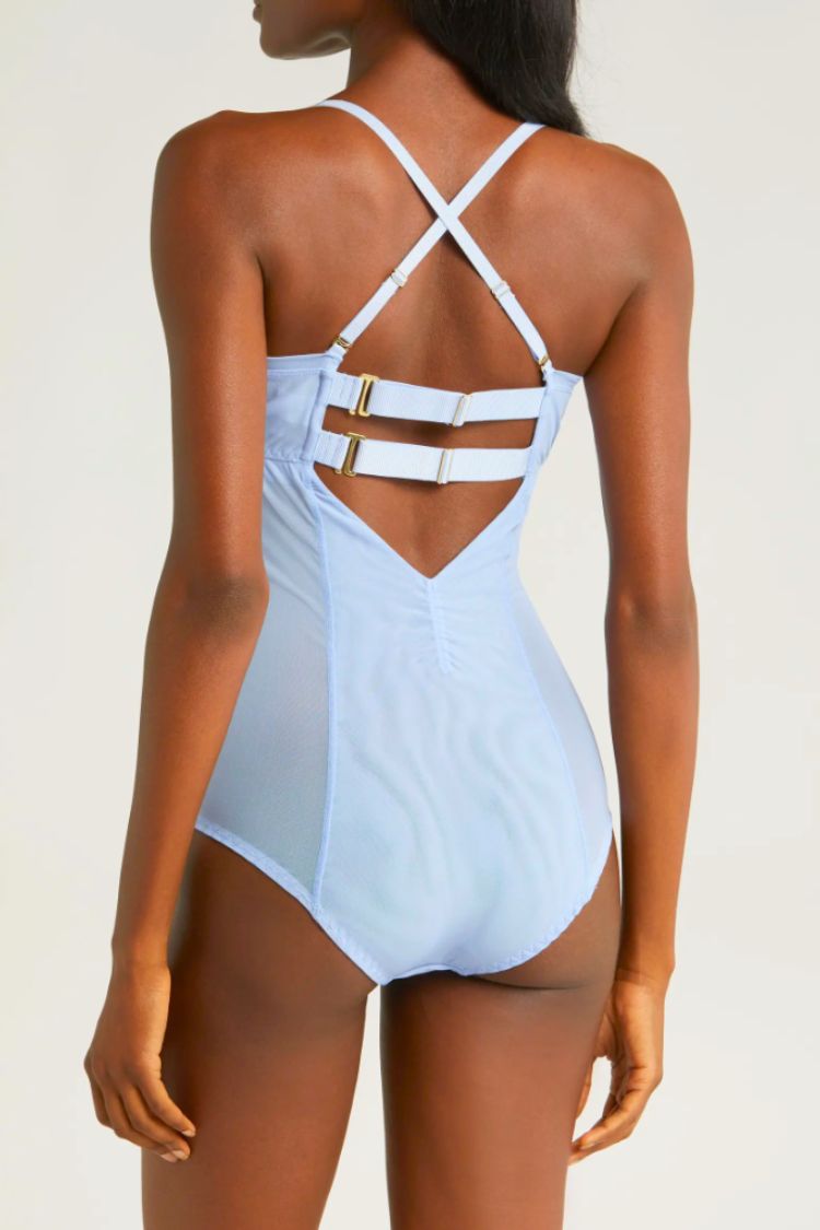 Under The Wire Bodysuit | Periwinkle