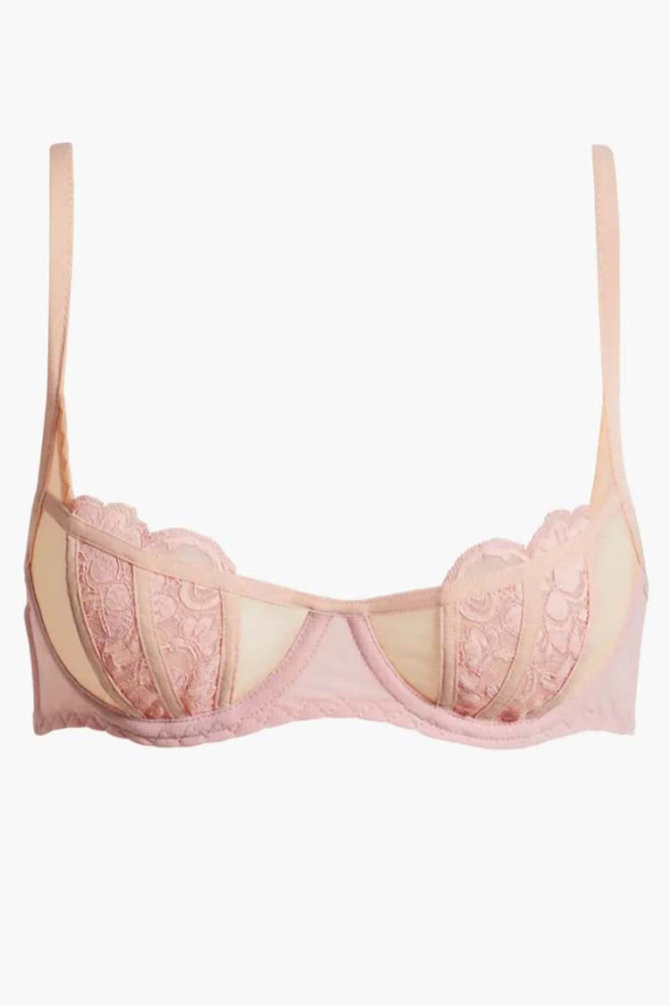 Caged Up Bra | Dusty Rose