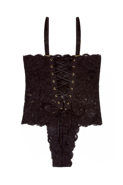 Spinster Reversible Lace Bodysuit | Noir – We Are HAH