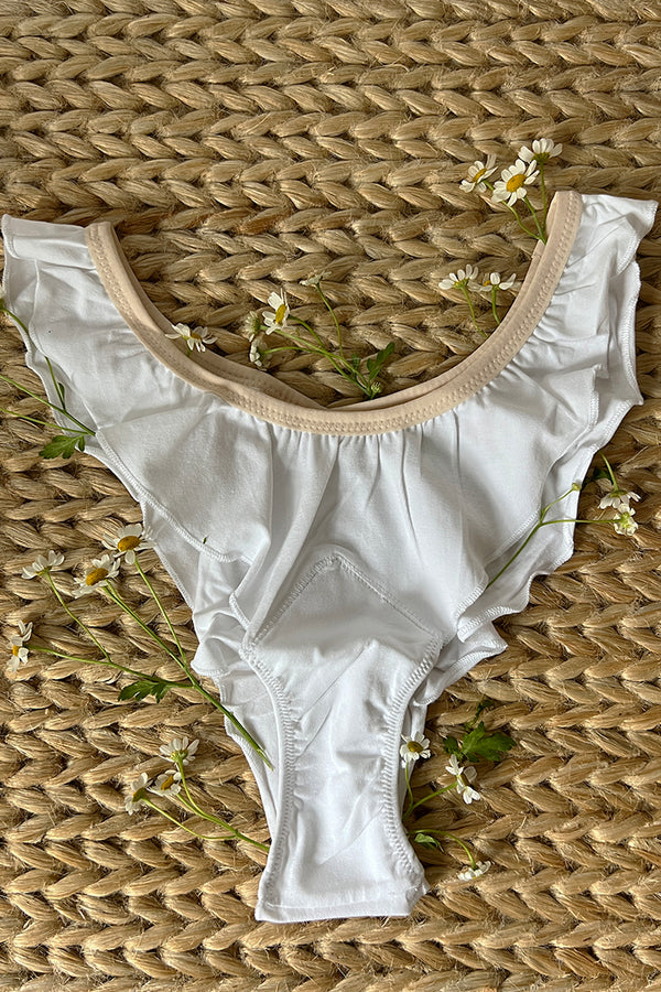 Fly Girl Organic Cotton Panty | White