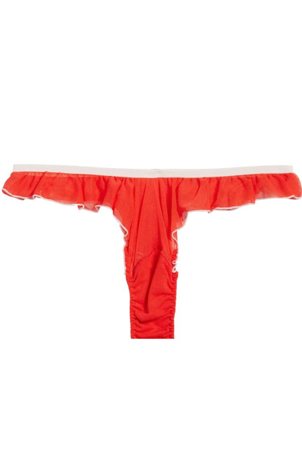Fly Girl Mesh Panty | Blood Orange
