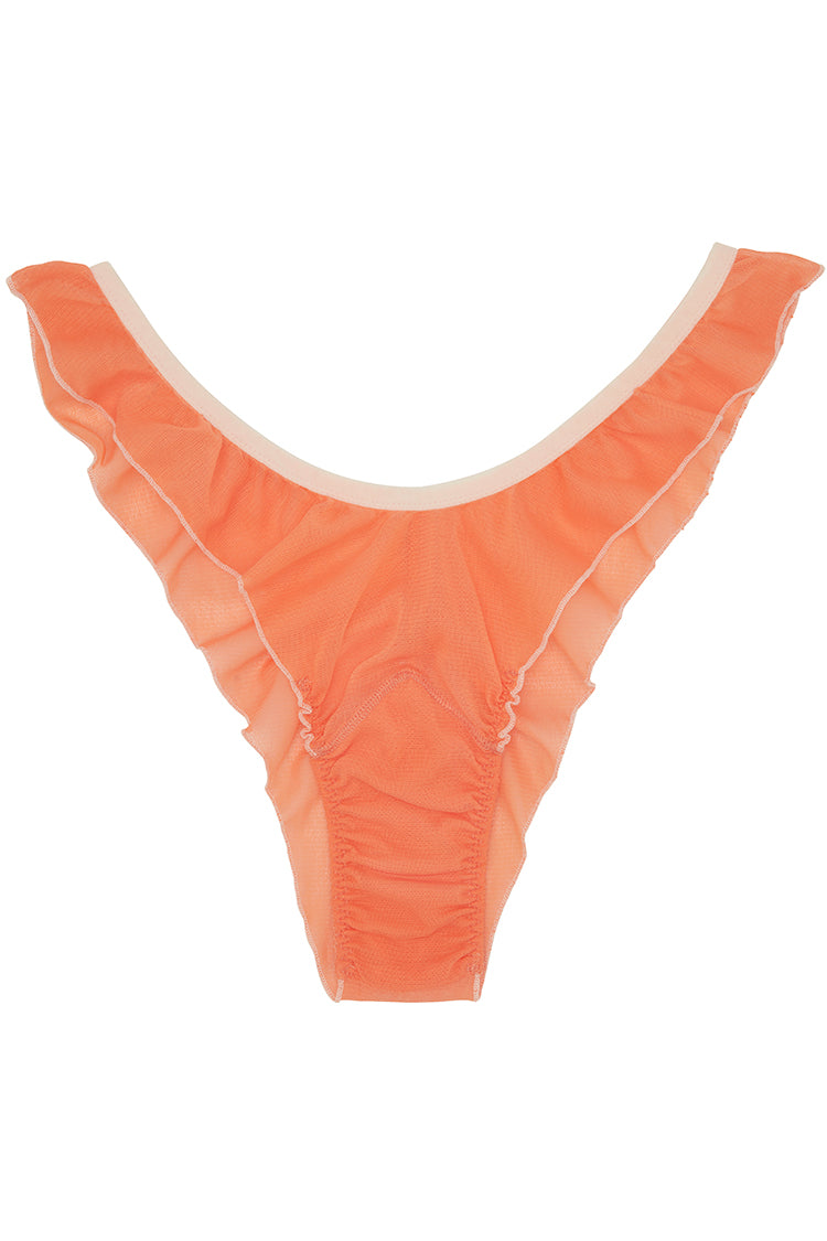 Fly Girl Mesh Panty | Tangerine