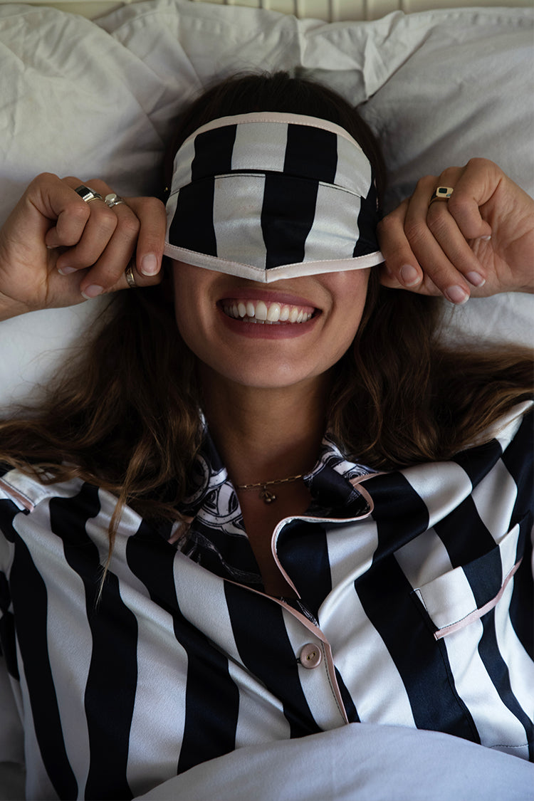HAHT Sleeping Mask | Stripes Noir